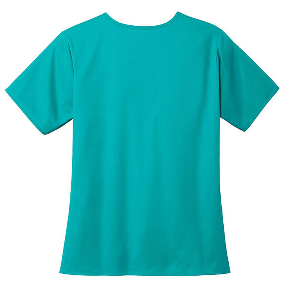 WonderWink Women's Teal Blue WorkFlex V-Neck Top