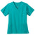 WonderWink Women's Teal Blue WorkFlex V-Neck Top