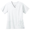 WonderWink Women's White WorkFlex V-Neck Top