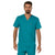 Cherokee Men's Teal Blue Workwear Revolution V-Neck Top