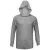 BAW Men's Heather Grey Xtreme-Tek Long Sleeve Hood