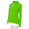 BAW Women's Neon Green Xtreme Tek Quarter Zip