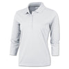 BAW Women's White Xtreme Tek 3/4 Sleeve Polo