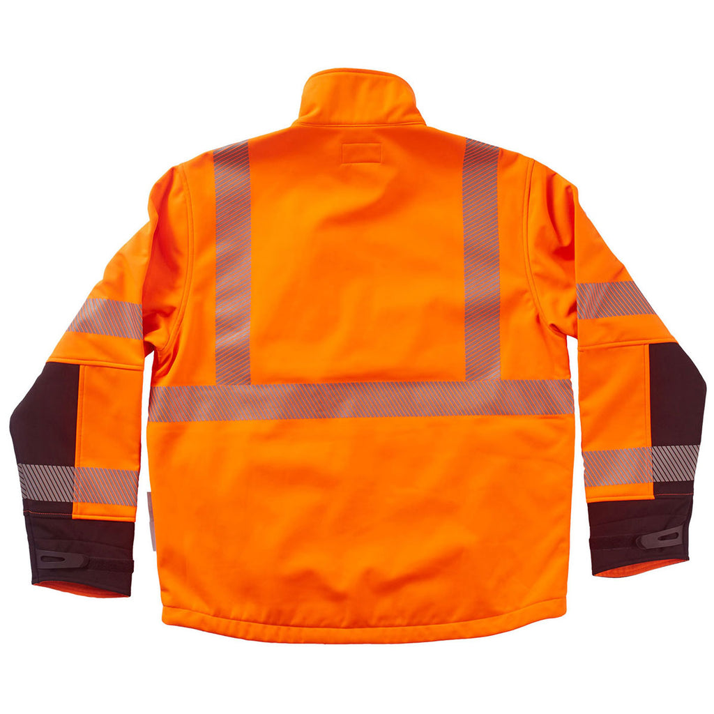 Xtreme Visibility Unisex Orange Xtreme-Flex Soft Shell No Hood Jacket