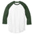 Sport-Tek Youth White/Forest Green PosiCharge Baseball Jersey