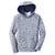 Sport-Tek Youth True Navy Electric Heather PosiCharge Fleece Hooded Pullover