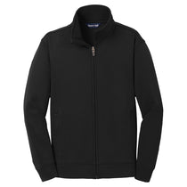 Sport-Tek Youth Black Sport-Wick Fleece Full-Zip Jacket
