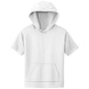 Sport-Tek Youth White Sport-Wick Fleece Short Sleeve Pullover Hoodie