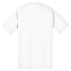 Sport-Tek Youth White PosiCharge RacerMesh Tee