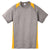 Sport-Tek Youth Vintage Heather/ Gold Heather Colorblock Contender Tee