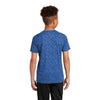 Sport-Tek Youth True Royal PosiCharge Digi Camo Short Sleeve Tee