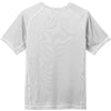 Sport-Tek Youth White Short Sleeve Rashguard Tee