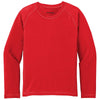 Sport-Tek Youth True Red Long Sleeve Rashguard Tee