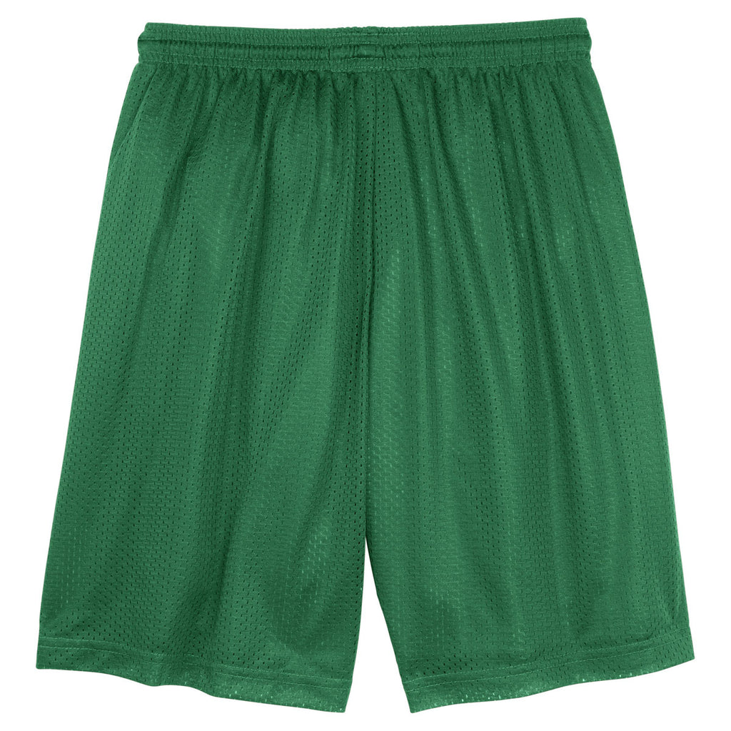 Sport-Tek Youth Kelly Green PosiCharge Classic Mesh Short