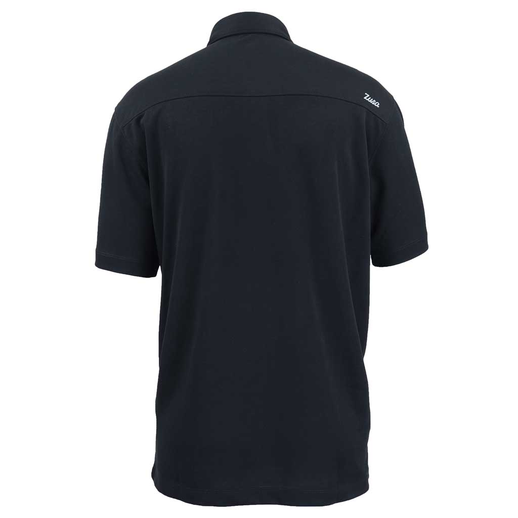 Zusa 3 Day Men's Black Everyday Pique Polo