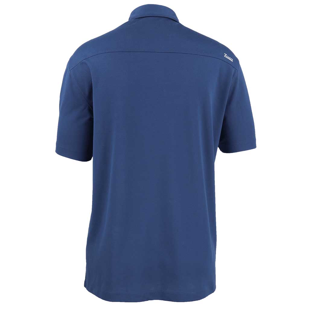 48-Hour Zusa Men's Navy Everyday Pique Polo