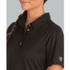 Zusa 3 Day Women's Black Everyday Pique Polo