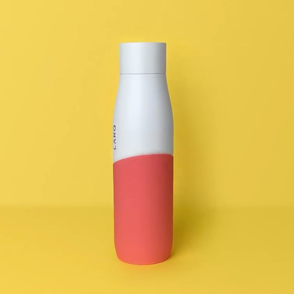 LARQ White/Coral Bottle Movement PureVis 32 oz