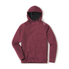 UNRL Unisex Maroon Crossover Hoodie II