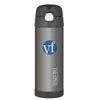 Thermos Gunmetal Hydration Bottle with Straw - 16 oz.