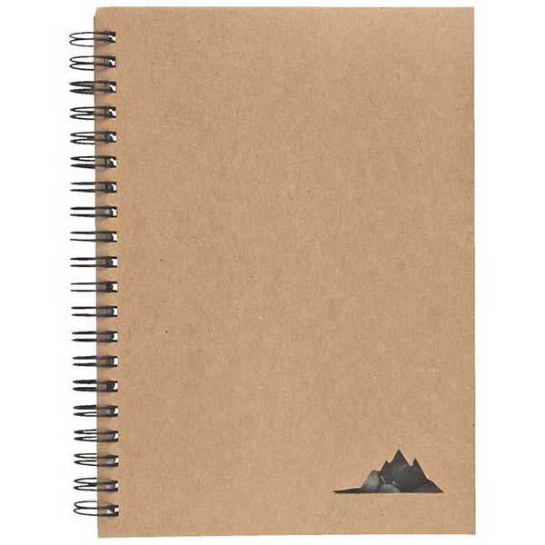 Gold Bond Stone Natural 5" x 7" Spiral Paper Notebook