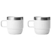 YETI White Rambler 6 oz Stackable Mug (2 Pack)